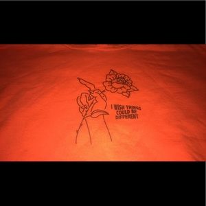 Broken promises orange hoodie